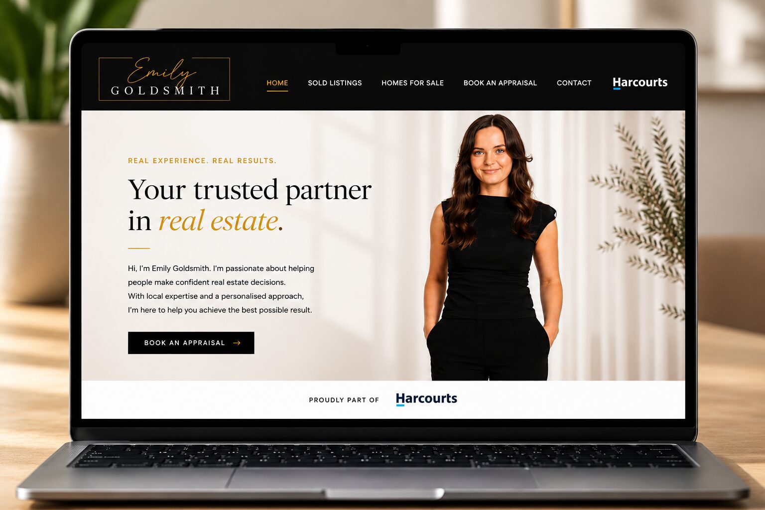 real estate agent web design